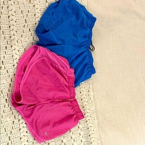 Nike Pink and Blue Dri-FIT Shorts
